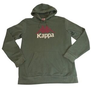 Kappa Hoodie Green Size Large Men's